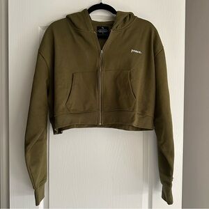 NWT Peace Collective US XL Cropped Green Hoodie